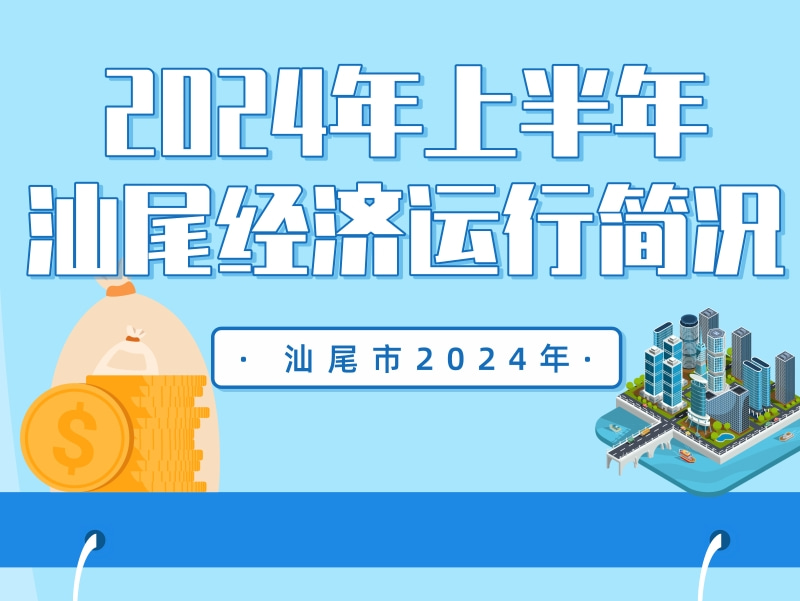 一圖讀懂：2024年上半年汕尾經濟運行簡況